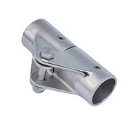 Fenteer Connecteur de Tuyau pour Bateau en Acier Inoxydable Coupleur Pivotant pour Main Courante Marine Raccordement Solide et Adapté Aux Yachts Camp, Diamètre du Trou 20