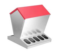 Fenteer Conteneur d'alimentation pour Poulailler Résistant Aux Intempéries, Portable et Automatique