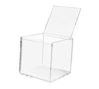 Fenteer Conteneur de Stockage Transparent pour Bureau, L
