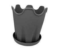 Fenteer Conteneur Léger pour Plantes avec Trou de Drainage et Accessoires de Jardinage, Gris