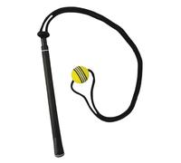 Fenteer Corde de Pratique de Swing de Golf Dispositif D'Entraînement Physique Outil D'Alignement Corde D'Échauffement pour Améliorer La Mémoire Musculaire Ad, Black Yellow A