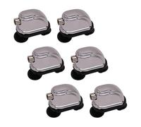 Fenteer Cosses de caisse claire, pièces de rechange pour percussions, réparation d'instruments de musique, espacement des trous de 1,02 pouce, extrémité, 6 Pièces