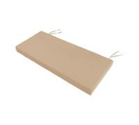 Fenteer Coussin de Banc Jardin Polyester Dense Rembourrage Mousse Confortable Couverture Amovible Lavable Machine pour Banc Salon Extérieur, Kaki