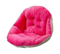 Fenteer Coussin de Fauteuil Suspendu Hamac épais en Lin avec Dossier Antidérapant pour Un Confort Optimal Pendant Les Longues Périodes D'utilisation, Rose