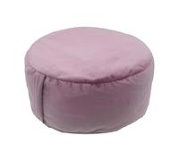 Fenteer Coussin de Méditation pour Méditer sur Le Sol Coussin Rond pour Housse Amovible en Velours Coussin de Sol Adapté Aux Adultes et Femmes pour Médit, Rose