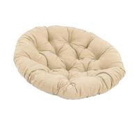 Fenteer Coussin de Siège de Chaise Ronde Coussin pour Chaise à Bascule Coussin de Sol Coussin pour Fauteuil Suspendu Confectionné en Tissu Brossé Convient Aux, Kaki