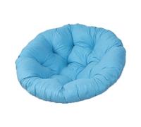 Fenteer Coussin de Siège de Chaise Ronde Coussin pour Chaise à Bascule Coussin de Sol Coussin pour Fauteuil Suspendu Confectionné en Tissu Brossé Convient Aux, Bleu Ciel
