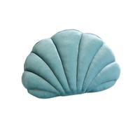 Fenteer Coussin en Forme de Coquillage, 40 X 25 Cm, pour Décoration Intérieure et Chaise, Bleu