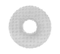 Fenteer Coussin pour piercing d'oreille, coussin pour protection d'oreille pour porter des écouteurs et des boucles d'oreilles avec trou, Gris Clair