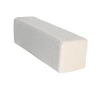 Fenteer Coussin repose-bras pour canapé, coussin repose-bras latéral pour canapé, de lecture pour la maison, Blanc