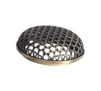 Fenteer Couvercle de Brûleur D'Encens En Alliage Décoratif avec Design Creux pour Relaxation et Salon, Forme Nette