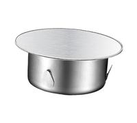 Fenteer Couvercle de Cheminée/trou de Poêle, Robuste, Professionnel, Rond, Remplacement étanche, Installation Facile, Acier Inoxydable, 150 Tuyau