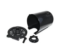 Fenteer Couvercle de Moteur de Ventilateur Accessoire de Réparation Pièce de Rechange Arrière Housse Protectrice En PP pour Une Durabilité Accrue et Un, Noir