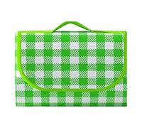 Fenteer Couverture de Tapis Matelas Extérieur Pliable Imperméable Portable Léger en Polyester PVC Fonction Transport Facile Conv, Vert Clair