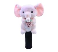 Fenteer Couvre-bâton de Golf Housse pour Bois de Parcours Protège-tête Nouveauté Manchon Animal Protecteur en Peluche Forme Éléphant Approprié pour Le Jeu sur, Rose