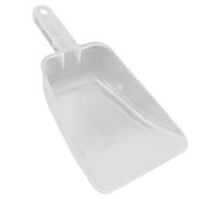 Fenteer Cuillère à Aliment Animal Pelle de Nourriture Ustensile de Distribution Agricole Manche Ergonomique PC Adaptée Aux Élevages Poulaillers et Bateaux, Transparent 18.8 X 13.2 X 6 Cm