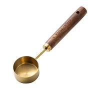 Fenteer Cuillère à Mesurer En Acier Inoxydable pour Assaisonnement de Pâtisserie, Ustensiles de Cuisine Professionnels, Cuillère à Soupe Ronde pour Accessoire, or