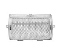 Fenteer Cuisine Acier Inoxydable rôtisserie Grill Tambour Four Panier Four rôti Cuisson Rotatif pour Les arachides, Noix - 140x230mm