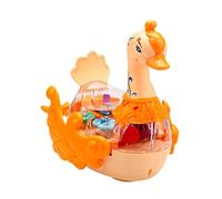 Fenteer Cygne Mécanique Lumineux à Engrenages avec Musique et Lumières pour Garçons,