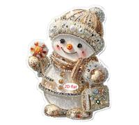 Fenteer Décoration de Noël 2D à suspendre, pendentif, fournitures de fête, cadeaux, breloque pour sac, ornement pour armoire, fenêtre, mur, salon, maison, Style B