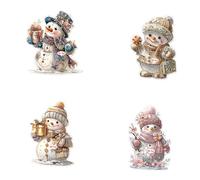 Fenteer Décoration de Noël 2D à suspendre, pendentif, fournitures de fête, cadeaux, breloque pour sac, ornement pour armoire, fenêtre, mur, salon, maison, Style E
