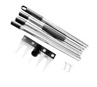 Fenteer Désherbeur Manuel Cultivateur Rotatif Outil D'Aération Râteau à Mauvaises Herbes et Extracteur de Racines pour Un Jardinage sans Effort Approprié à L, 5 Conseils