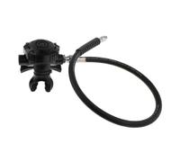 Fenteer Détendeur de Plongée Deuxième Étage Professionnel Régulateur de Souffle Équipement sous-Marin avec Embout Buccal en Silicone Confortable Adapté pour, Noir