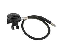 Fenteer Détendeur de Plongée Deuxième Étage Régulateur de Respiration Équipement Aquatique et Accessoire sous-Marin avec Embout en Silicone Approprié pour Le, Noir