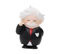 Fenteer Dieu de l'apprentissage Bénédiction Figurine Célèbre Personnes Sculpture Ornement de Table Statue de Célébrité pour Étagère, Einstein