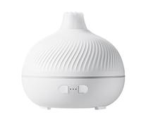 Fenteer Diffuseur D'Huiles Essentielles D'Air Portable Purificateur Ambiance Fonction Minuterie Réservoir 180ml Silencieux Adapté à La Maison B, Bouche Du Volcan Blanc
