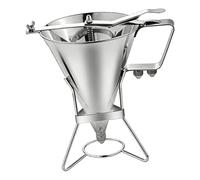 Fenteer Distributeur de Crêpes, Entonnoir de Cuisson En Acier Inoxydable, Distributeur En Forme D'entonnoir pour