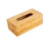 Fenteer Distributeur de Serviettes En Bambou pour Bureau et Salle de Bain, L