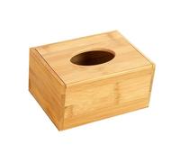 Fenteer Distributeur de Serviettes En Bambou pour Bureau et Salle de Bain, M