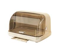 Fenteer Égouttoir à biberons, porte-biberons, égouttoir à couverts avec couvercle pour verres, Beige