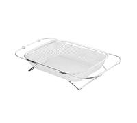 Fenteer Égouttoir à Vaisselle Extensible Panier de Vidange D'Évier Passoire à Mailles Fines Séchoir En Acier Inoxydable Adapté pour La Cuisine Le Lavage Des, 33 Cm X 24.5 Cm X 8