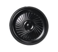 Fenteer Enceinte Magnétique 45mm 1W 8Ohm, Pack, Sonorité Exceptionnelle, Noir, 2 pièces