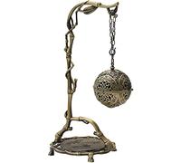 Fenteer Encensoir Brûleur D'encens Bambou Support Statue De Dragon Porte Incense - Bronze