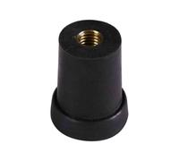 Fenteer Endpin Embout En Caoutchouc Double Bass Embout Fileté Antidérapant Protège Instrument Facile à Installer Convient à La Pratique et Représentation, 8mm