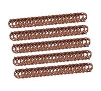 Fenteer Ensemble de 100 Attaches pour Plantes Grimpantes - Solution Pratique pour Cultiver des Tomates Verticales, Brun