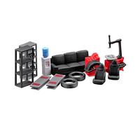 Fenteer Ensemble de 12 Mini-outils de Réparation de Voitures Simulées pour Miniatures 1/64