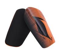 Fenteer Ensemble de 2 Protège-Tibias pour Enfants, Protection pour Tibias, Accessoires de Football, Orange