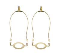 Fenteer Ensemble de 2 Supports de Lampe Évolutifs pour Abat-Jour, Or