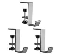 Fenteer Ensemble de 3 Crochets pour Lanternes de Noël, Supports Polyvalents pour Décorations, Gris