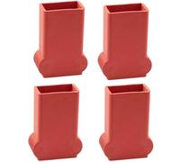 Fenteer Ensemble de 4 Protections/Tapis pour Pieds D'échelle, Destinés à La Construction, Aux Bureaux et Au Fitness.