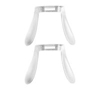 Fenteer Ensemble de Coussinets Nasaux Ergonomiques pour Lunettes, Design Transparent et Pratique, 23 mm x 19.5 mm