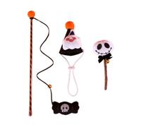 Fenteer Ensemble de Jouets à Mâcher pour Chat, Fournitures d'exercice, Baguettes, Jouet, Cadeau pour Chat, Fantôme