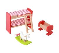 Fenteer Ensemble de meubles en bois pour maison de poupée, meubles miniatures en bois, accessoires pour maison de poupée, Children Room