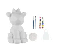 Fenteer Ensemble de Peinture Animale, Figurines à Décorer, Matériel D'Art pour Enfants, Poney
