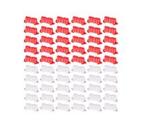 Fenteer Ensemble de Pistes de RC Modulaires à Monter Soi-même, Clôtures Résistantes Aux Chocs, Extensibles et Réglables pour Véhicules RC 1/14-1/28, Acc, 60 Pièces