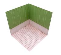 Fenteer Ensemble de Présentoirs pour Figurines et Véhicules à L'Échelle 1/6, Bibliothèque de bureau